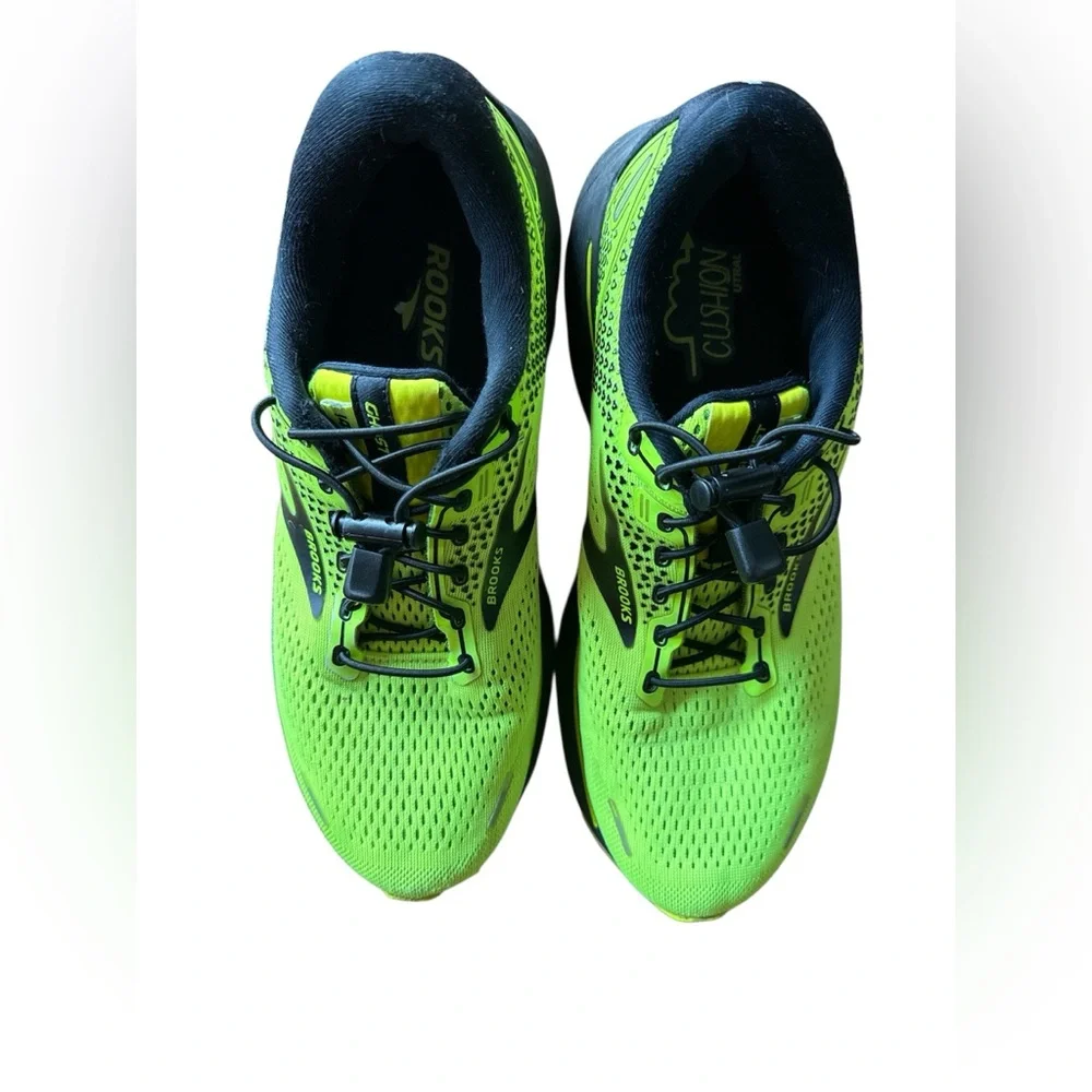 Brooks GHOST 14 Men's Vibrant Yellow Athletic Shoes GUC - Picture 3 of 5